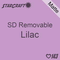 12" x 12" Sheet -StarCraft SD Removable Matte Adhesive - Lilac
