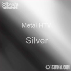 Silver Metal Siser HTV / Heat Transfer Vinyl / Tshirt Vinyl / Iron On
