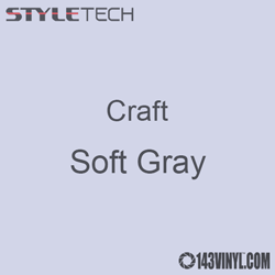 Styletech Craft Vinyl - Soft Gray- 12" x 5 Foot