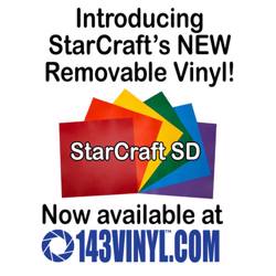 143VINYL adds StarCraft SD Matte Removable Vinyl to product line  