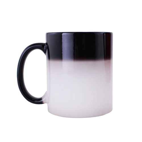 Sublimation Ceramic Black Color Changing Mug - 11 oz.