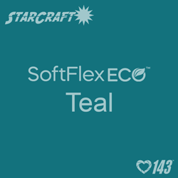 12" X 5 Foot Roll - StarCraft SoftFlex Eco HTV - Teal