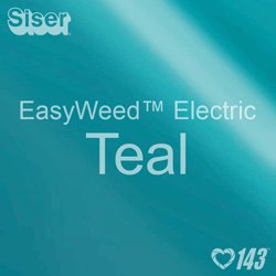 12" x 15" Sheet Siser EasyWeed Electric HTV - Teal