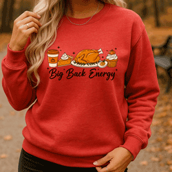 Press Ready Transfer - Thanksgiving Big Back Energy