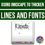 Inkscape | Episode 7 | Thicken lines and fonts (paths) Inkscape | Episode 7 | Thicken lines and fonts (paths)