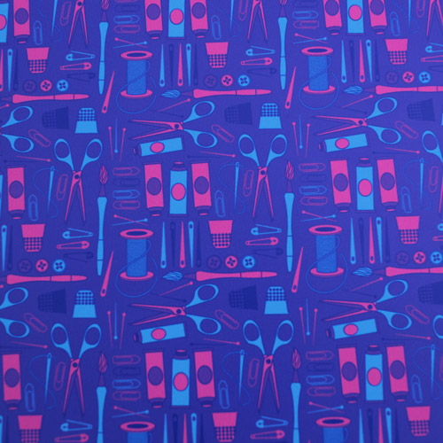 Printed Pattern Vinyl - Matte Tools & Spools - 12" x 12" Sheet 