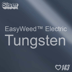 12" x 15" Sheet Siser EasyWeed Electric HTV - Tungsten