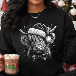 Press Ready Transfer - Vintage Highland Cow