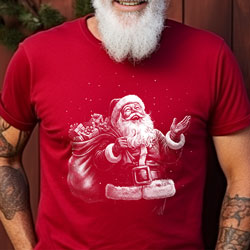 Press Ready Transfer - Vintage Santas Delivery