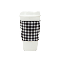 Coffee Sleeve - White Buffalo Plaid