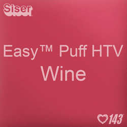 Easy™ Puff HTV: 12" x 12" - Wine