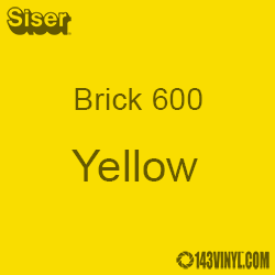 12" x 20" Sheet Siser Brick 600 HTV - Yellow