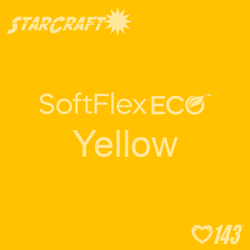 12" X 5 Foot Roll - StarCraft SoftFlex Eco HTV - Yellow