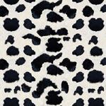 Printed Pattern Vinyl - Matte - Real Cow Black - 12" x 12"