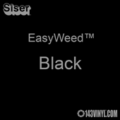 EasyWeed HTV: 12" x 24" - Black