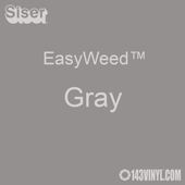 EasyWeed HTV: 12" x 24" - Gray
