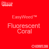 EasyWeed HTV: 12" x 5 Yard - Fluorescent Coral