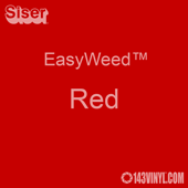 EasyWeed HTV: 12" x 12" - Red 