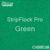 12" x 15" Sheet Siser Stripflock Pro HTV - Green