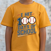 Press Ready Transfer - 100 Days of School Baseball - Youth 