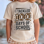Press Ready Transfer - 100 Days of School Football - Youth