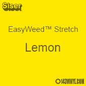 12" x 5 Foot Roll Siser EasyWeed Stretch HTV - Lemon