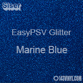 Siser EasyPSV Glitter - Marine Blue (03) - 12" x 12" Sheet