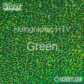 12" x 20" Sheet Siser Holographic HTV - Green