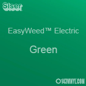 12" x 15" Sheet Siser EasyWeed Electric HTV - Green