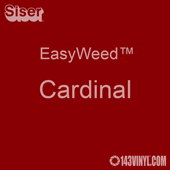 EasyWeed HTV: 12" x 15" - Cardinal