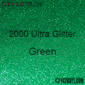 StyleTech 2000 Ultra Glitter - 131 Green - 12"x24" Sheet