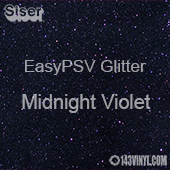 Siser EasyPSV Glitter - Midnight Violet (38) - 12" x 12" Sheet