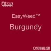 EasyWeed HTV: 12" x 15" - Burgundy