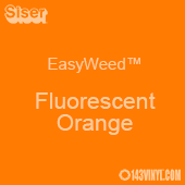 12" x 24" Sheet SiserEasyWeed HTV - Fluorescent Orange