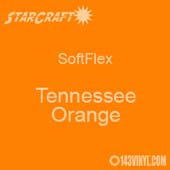 12" x 5 Yard Roll - StarCraft SoftFlex HTV - Tennessee Orange