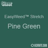 Stretch HTV: 12" x 15" - Pine Green