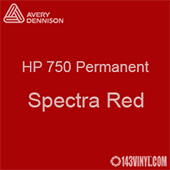 Avery HP 750 - Spectra Red- 12" x 5 Foot