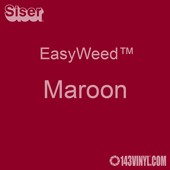 EasyWeed HTV: 12" x 15" - Maroon