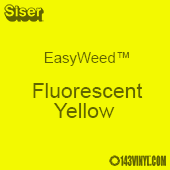 12" x 15" Sheet Siser EasyWeed HTV - Fluorescent Yellow