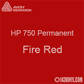 Avery HP 750 - Fire Red- 12" x 24" Sheet