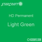 12" x 12" Sheet - StarCraft HD Glossy Permanent Vinyl - Light Green