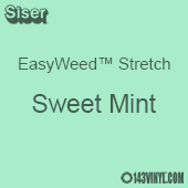 12" x 5 Foot Roll Siser EasyWeed Stretch HTV - Sweet Mint