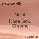 StarCraft Metal - Chrome Rose Gold Adhesive Vinyl 12x12 inch