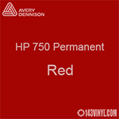 Avery HP 750 - Red- 12" x 5 Foot