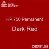 Avery HP 750 - Dark Red- 12" x 24" Sheet