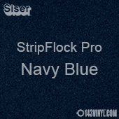 12" x 15" Sheet Siser Stripflock Pro HTV - Navy Blue