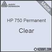 Avery HP 750 - Matte Clear- 12" x 24" Sheet
