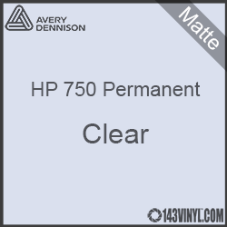 Avery HP 750 - Matte Clear- 12" x 12" Sheet