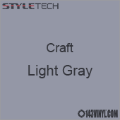 Styletech Craft Vinyl - Light Gray- 12" x 12" Sheet