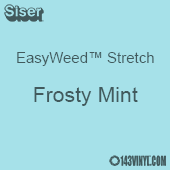 12" x 24" Sheet Siser EasyWeed Stretch HTV - Frosty Mint
